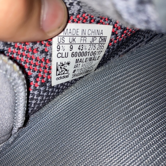 Adidas Yeezy Beluga 2017 2.0 Used size Mens 9.5 8/10 condition - Picture 6 of 9